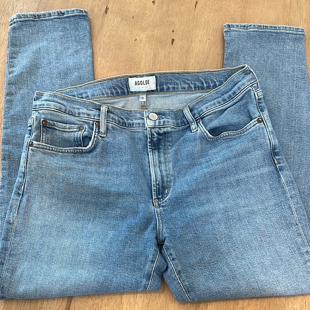 AGOLDE Women's Blue Jean